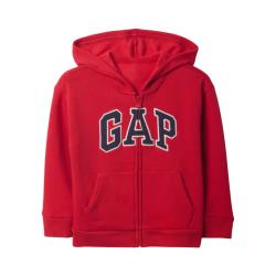 Gap 撞色logo抓绒圆领卫衣