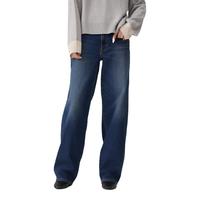 Levi's 女装微弹牛仔裤 拉链自然腰口袋 A34940096 24/30 深蓝