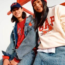 Gap 男装印花刺绣logo棒球帽 720654