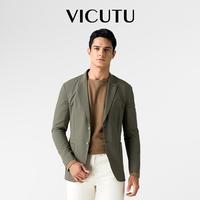  VICUTU/威可多 修身复古 男士休闲西服