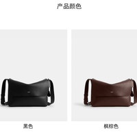 COACH LUDLOW 33 牛皮邮差包 大号 可调节肩带 款 黑色