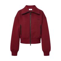  MO&Co./摩安珂 双向拉链 女士夹克外套 松露红色 XS /155