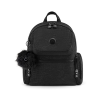 kipling KI491254R00F 休闲书包双肩包 仿鳄鱼皮黑底暗纹