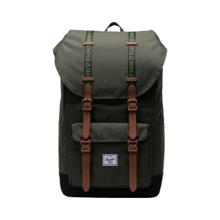 Herschel Supply Herschel Little America 双肩背包 旅游环保书包 暮林绿/经典黑色