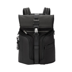 TUMI Logistics 翻盖双肩包 炭黑色 大容量