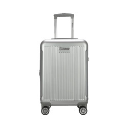 外交官 磨砂扩充层箱子登机箱行李箱TC-6012TM 20英寸 银色