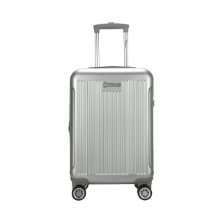 外交官 磨砂扩充层箱子登机箱行李箱TC-6012TM 20英寸 银色