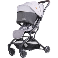 babynest ST318 避震轻便四轮推车 典雅灰