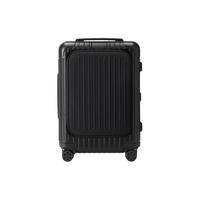 RIMOWA 日默瓦 ESSENTIAL SLEEVE系列双杆竖条纹聚碳酸酯TSA海关锁拉链拉杆箱84252634哑黑色20英寸