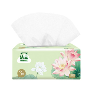 洁云 福瑞国色立体压花抽纸 3层 180mmx132mm 多规格组合装 6包