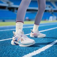 安踏 霓裳跑步鞋安踏女童鞋中大童新中式国风甜美轻盈超耐磨运动鞋