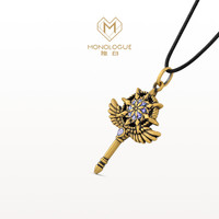 MONOLOGUE 爱特天使黄金捕梦网鎏彩吊坠 MR1831