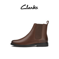 移动端：Clarks Un Aldric Rise春夏英伦百搭牛皮短靴切尔西靴男