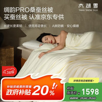 太湖雪 蚕丝被 100%桑蚕丝 A类全棉 蚕丝净重4斤 200*230 蚕丝净重4斤 200cm*230cm