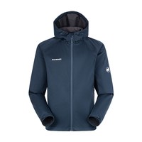 移动端：MAMMUT Clion 男女同款防风耐磨连帽夹克外套软壳衣