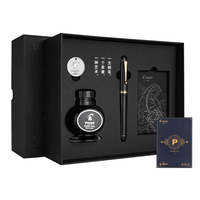 PILOT 百乐 钢笔 CUSTOM贵客74系列 FKK-1000R 黑色 FM尖 礼盒装