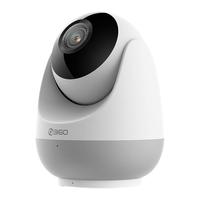 360 D866 1080P智能云台变焦版摄像头 200万像素 红外 白色