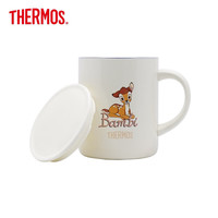 THERMOS 膳魔师 保温马克杯 迪士尼 304不锈钢 320ml TJDG-320 白色 小鹿斑比