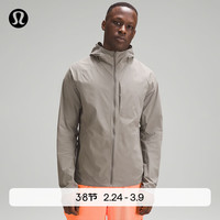  lululemon/露露乐蒙 防风 男士运动夹克 碳尘色 L