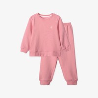 久岁伴 女童秋装新款卫衣套装儿童睡衣裤学生中大童加绒家居服