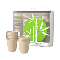 Sodolike 本色纸杯 250ml 纸+PE膜 本色