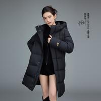 高梵 黑金鹅绒服机能5.0六格中长款保暖羽绒服男女装