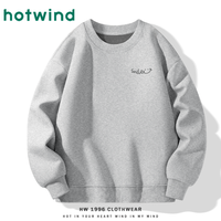 热风 男士加绒保暖套头衫 2026新款