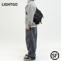 Light Go 移动端：机能风斜挎包大容量通勤包包 顺丰包邮