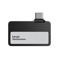  Lexar/雷克沙 传输速度1050MB/s 移动固态硬盘 2TB 黑色GO | 无线直插 进阶摄影