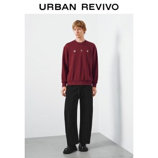  URBAN REVIVO 趣味刺绣 男士卫衣