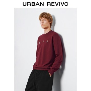  URBAN REVIVO 趣味刺绣 男士卫衣