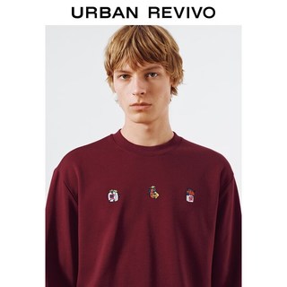  URBAN REVIVO 趣味刺绣 男士卫衣