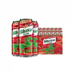 乌苏啤酒 大乌苏风景罐新疆啤酒 500ml*12罐