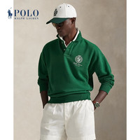 Polo Ralph Lauren 拉夫劳伦 男装 26年春季宽松版型图案运动衫RL100673 300-新森林绿 XS
