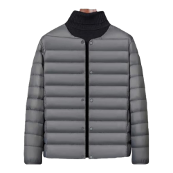 袂绒 轻薄保暖 男士羽绒服 质感灰 3XL