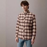 Scotch & Soda SCOTCH&SODA 男士长袖衬衫 拼色格纹设计