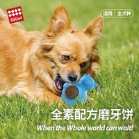 贵为 磨牙饼益智狗狗玩具解闷大小狗橡胶耐咬幼犬零食玩具