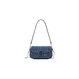 MARC JACOBS 【女神节礼物】CLOVER小号丹宁牛仔小雏菊压纹腋下包