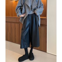  寻笙记 宽松休闲 女士皮裤