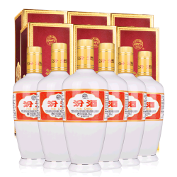 汾酒 出口瓷瓶 53度 清香型白酒 500ml*6瓶