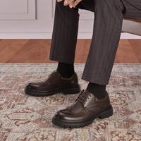 奥康 布洛克皮鞋秋季男鞋雕花时尚婚鞋商务休闲鞋