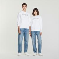 Sandro 冬季男女同款情侣款云朵刺绣LOGO连帽卫衣休闲风