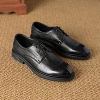 意尔康 羊皮商务正装休闲皮鞋男真皮德比鞋26年春季男士通勤百搭男鞋