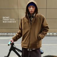 限尺码：杰克琼斯 男装上衣夹克舒适流行连帽户外运动风略宽松百搭潮流外套休闲男款