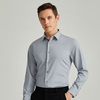 百亿补贴：沙驰 男装男士长袖衬衫秋季新款商务婚礼高端衬衣