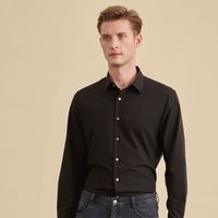 百亿补贴：沙驰 男装男士长袖衬衫秋季新款商务婚礼高端衬衣