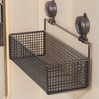 聚骊汇 吸盘置物架 大号 黑色