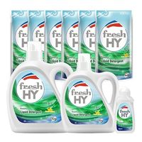 威露士 清可新洗衣液柠檬12.18斤(2L+1L+袋500mlx6+内衣净90ml)新旧随机