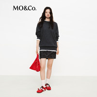 MO&Co./摩安珂 设计感露背撞色蝴蝶结 女士毛衣