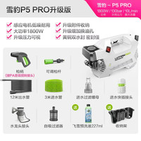 绿田 雪豹P5 PRO感应升级款 手提推车洗车机 1800W / 140bar / 10L/min